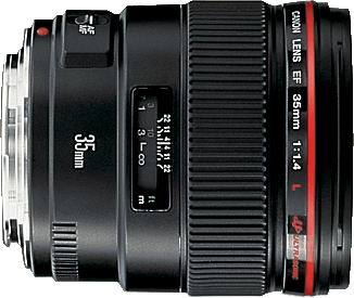 A wide, very fast L quality prime from Canon.