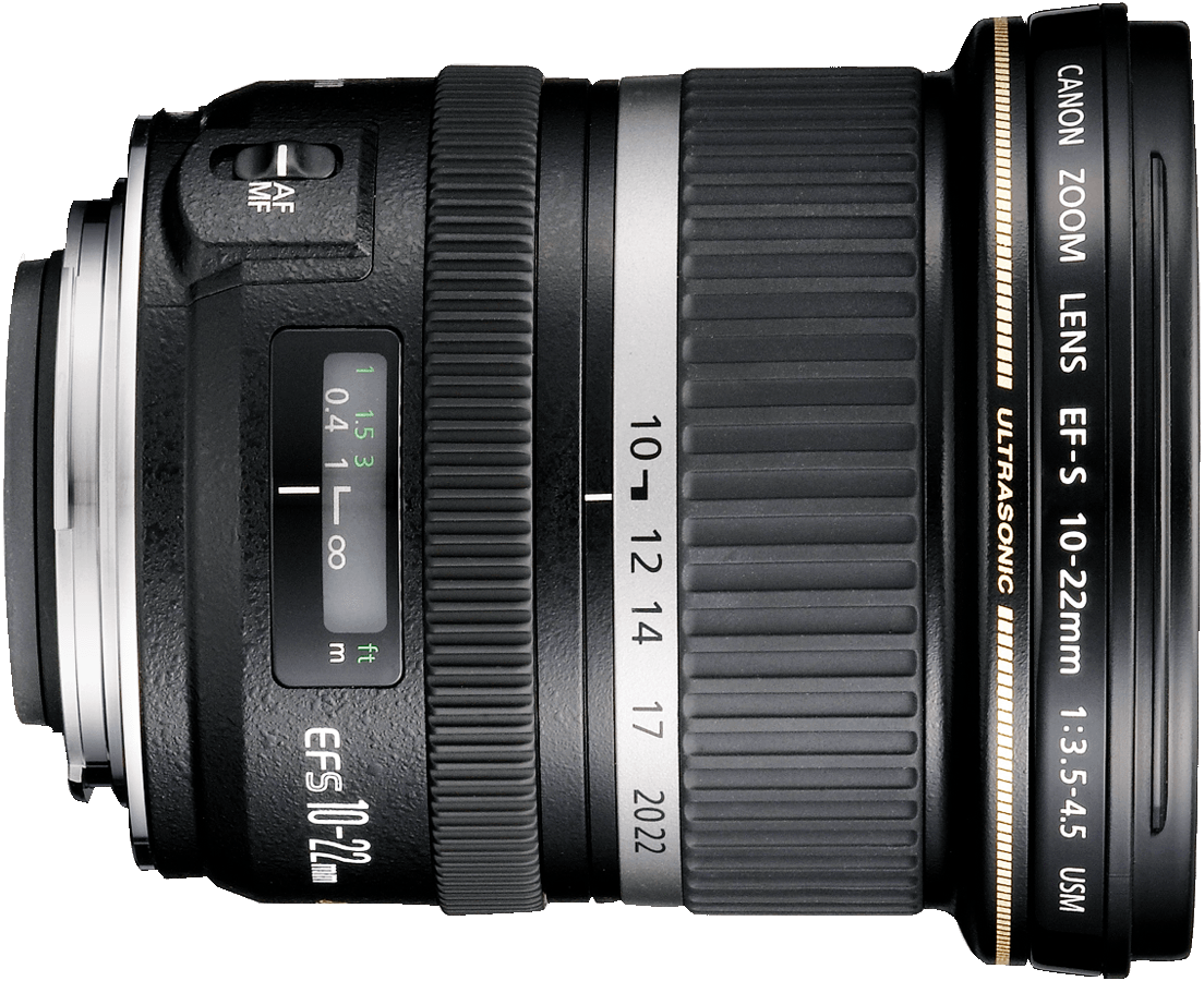 Canon's widest lens for crop sensor cameras.