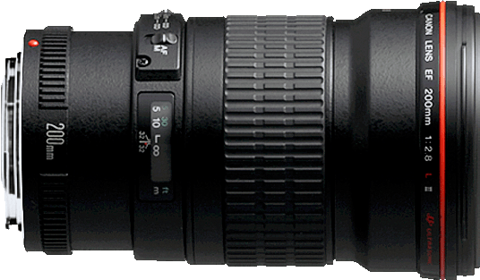 A 200mm f/2.8 lens in a compact and lightweight package.