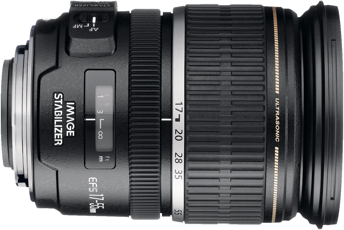 A wide to standard zoom lens with image stabilizer and constant f/2.8 aperture, this lens is popular for low light photography with crop sensors.