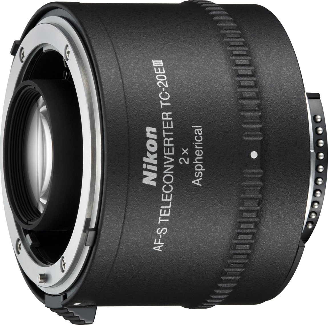 Third version of Nikon's 2x teleconverter. Please check the compatibility chart before renting.